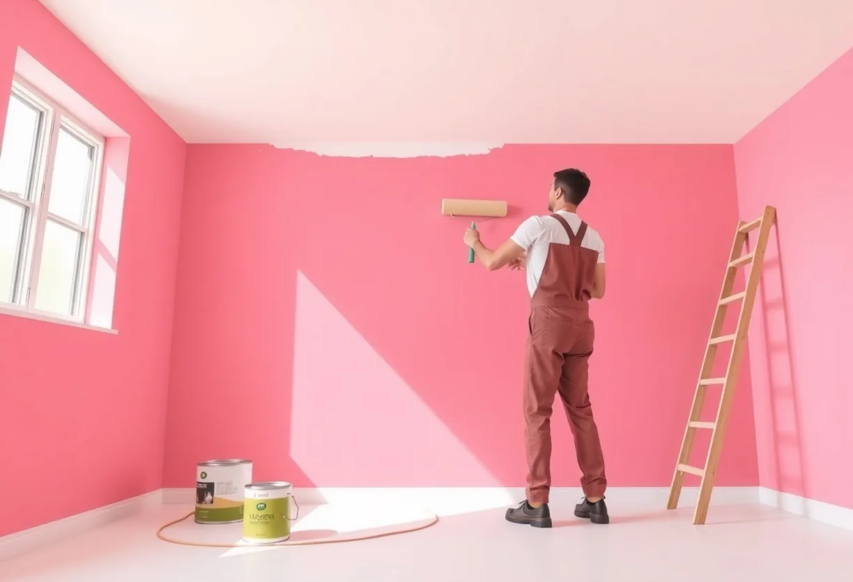 Peintre Neuilly-Plaisance 93360 en intervention sur un chantier